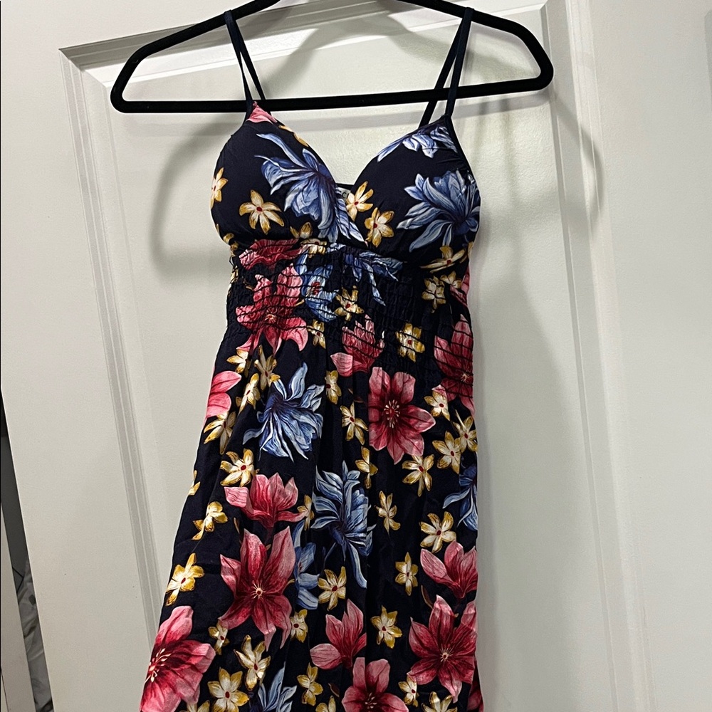 Vertiche Floral Spaghetti Strap Dress